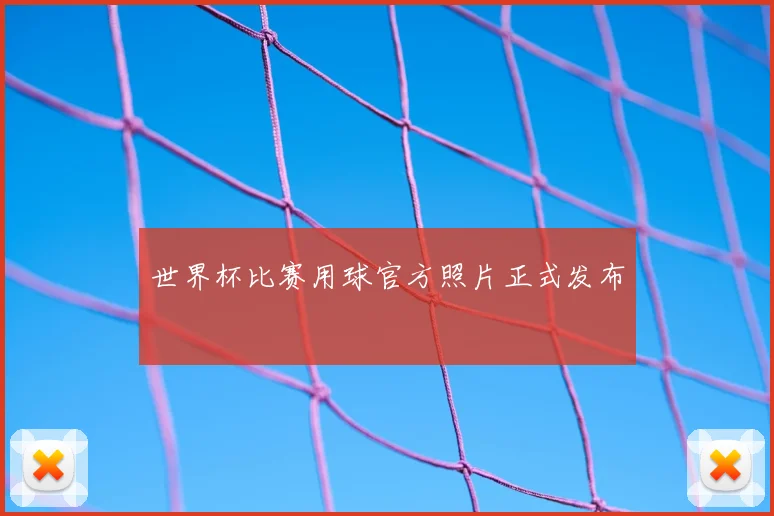 世界杯比赛用球官方照片正式发布