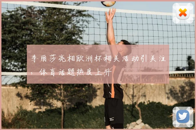 李丽莎亮相欧洲杯相关活动引关注，体育话题热度上升